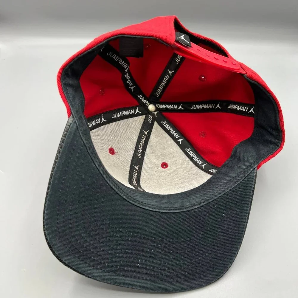 Air Jordan Wings Hat Men Red‎ Black Jumpman Bred Snap Back Cap